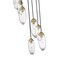 Z-Lite Arden Chandelier, 7-Light, 18 In.W x 12 In.H, Rubbed Brass/Clear 651P-7R-RB - alternate 2